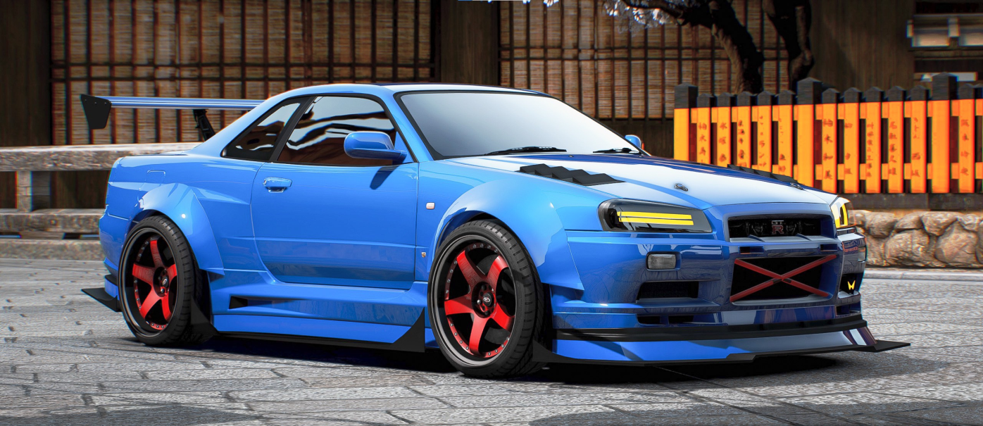 Nissan R34 Widebody | WXK Designz