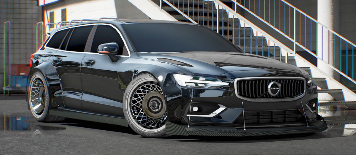 Customized Volvo Volvo V60 T6 Widebody Custom | JB – Gorilla Cars & MLO
