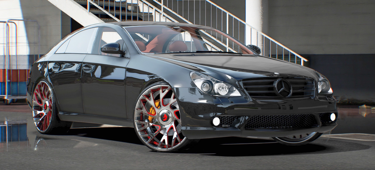 Mercedes-Benz CLS 55 w219 on Forgiatos with Shampagne | ResNonVerba