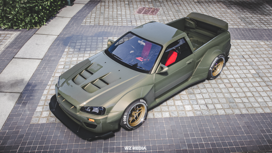 Nissan Skyline R34 UTE Rocket Bunny Pickup | WZ Media