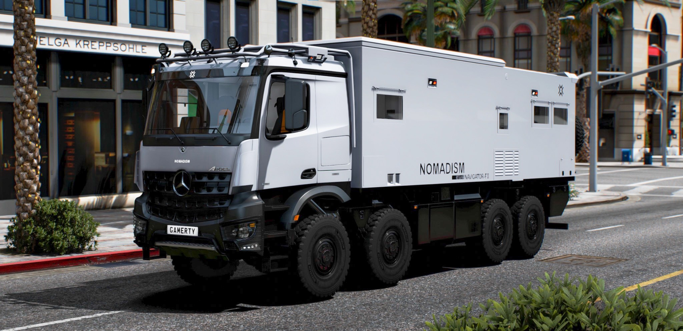 Mercedes-Benz Arocs Nomadism Navigator F II 8x8 | Topcar Design ...