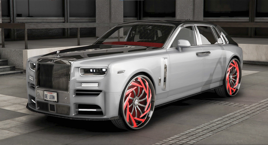 Rolls Royce Phantom 8 Mansory Donk Spiners Glow | ResNonVerba