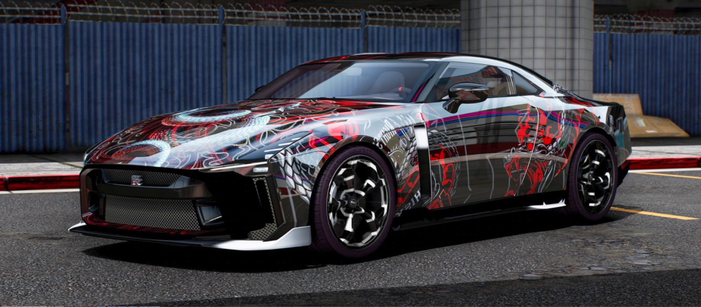 Nissan GTR R50 Speed Hunter Snake Edition [Dinamic Lights] | Kick Store