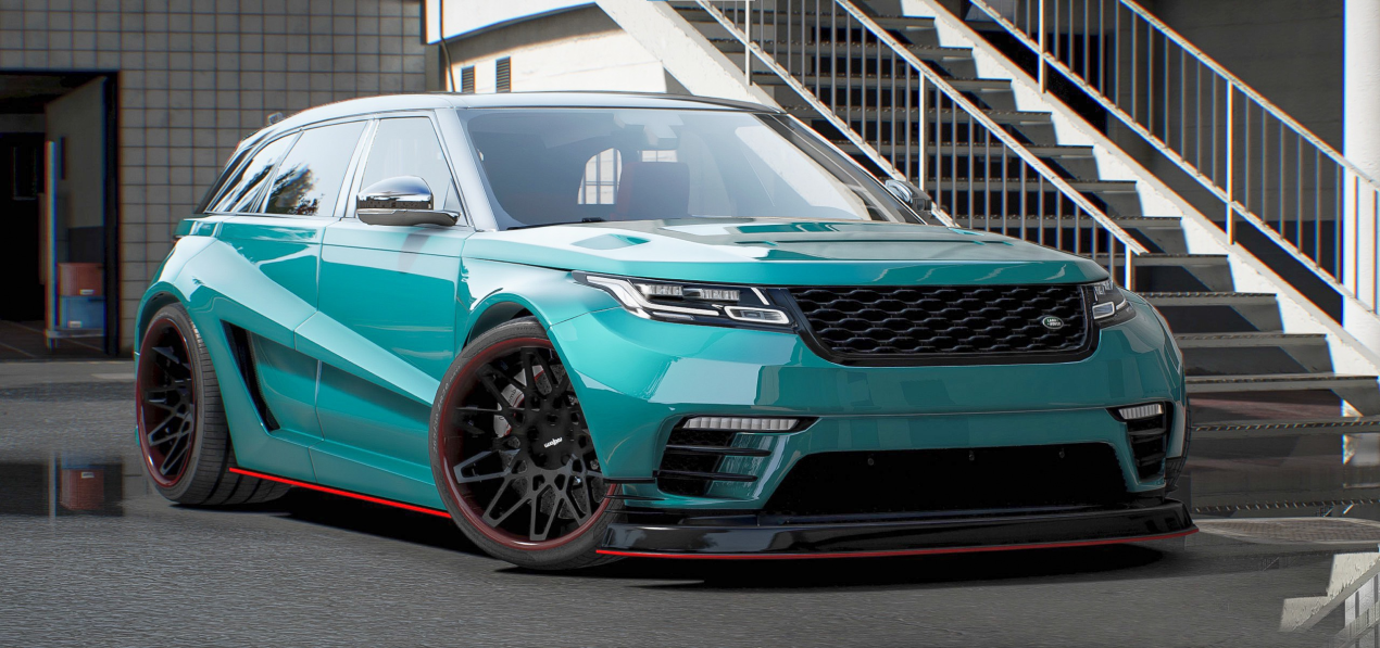 Range Rover Velar Abflug