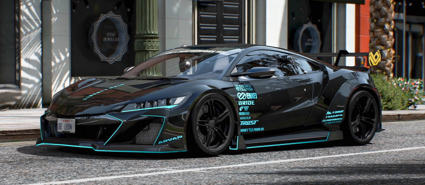 Acura NSX LBWK 2023 [Animated Lights] | Itzahmad_2002