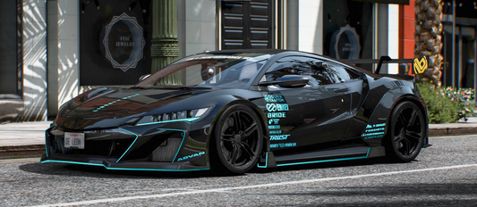 Acura NSX LBWK 2023 [Animated Lights] | Itzahmad_2002