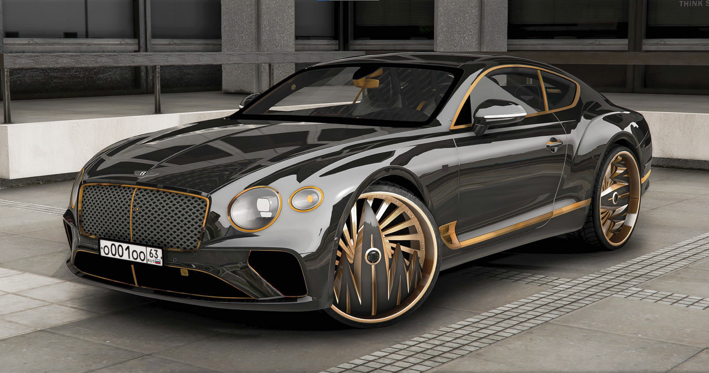 Bentley Continental Golden Donk 2018