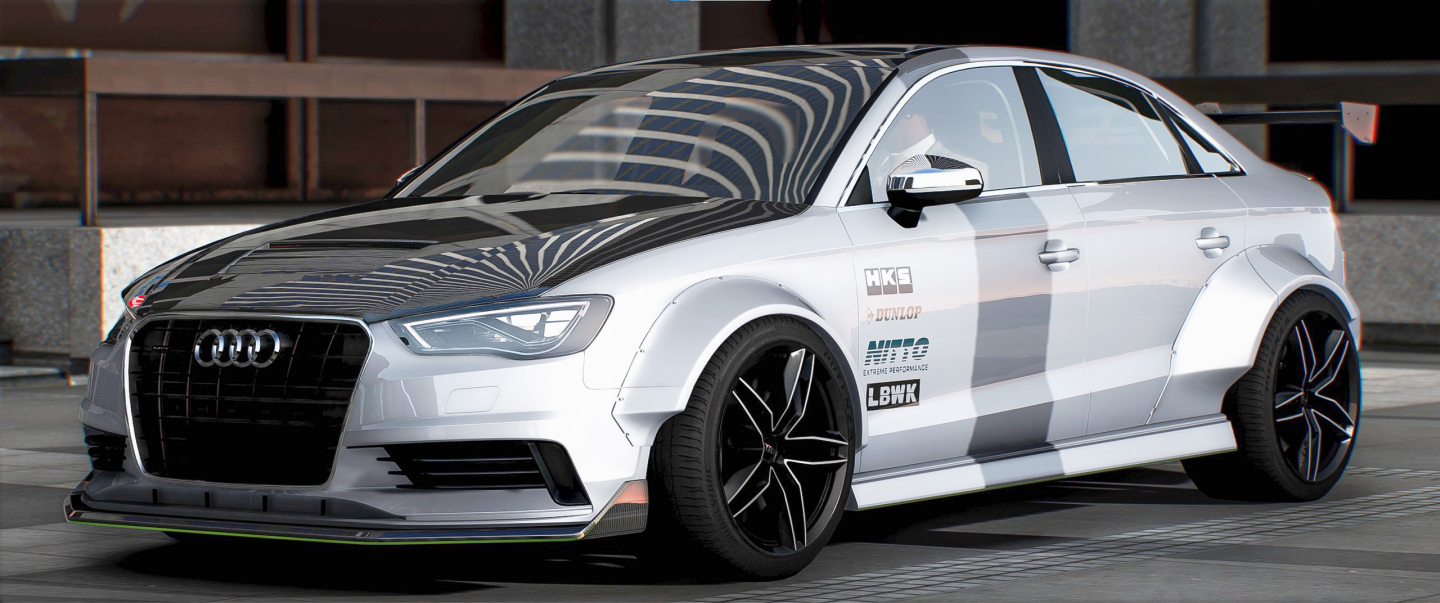 Audi A3 Carbon Edition [Animated Lights] | Itzahmad_2002