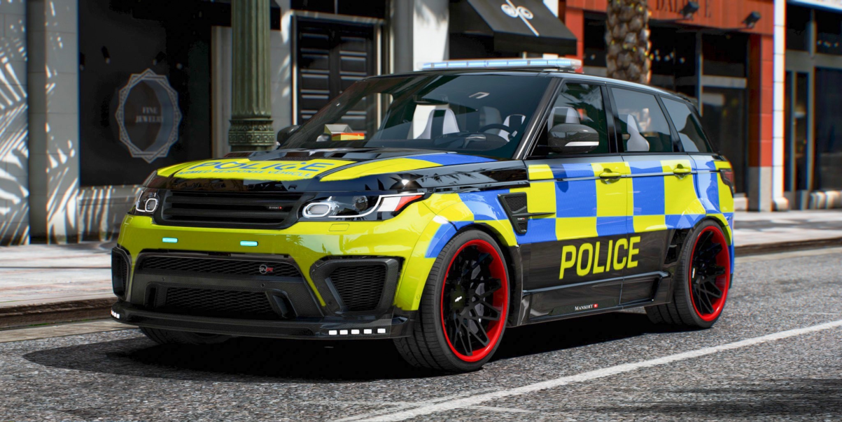 [Non ELS] Land Rover Range Rover Sport SVR MANSORY Unmarked Police | Rmod