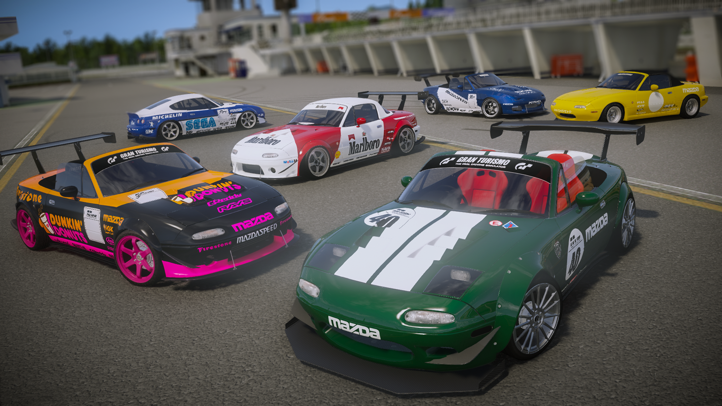 Mazda MX-5 Miata NA 1990 (200+ Tunings Part + 8 Liveries) | ElioMinati