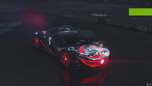 Mercedes Concept Itachi Uchiha Sharingan [Dinamic RGB Lights]