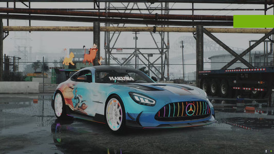 Mercedes AMG GT Hakuna Matata FINAL [Dinamic RGB Lights]