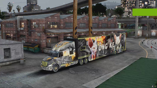 Sphinx Cat Truck 10x10 [Dinamic RGB Lights]