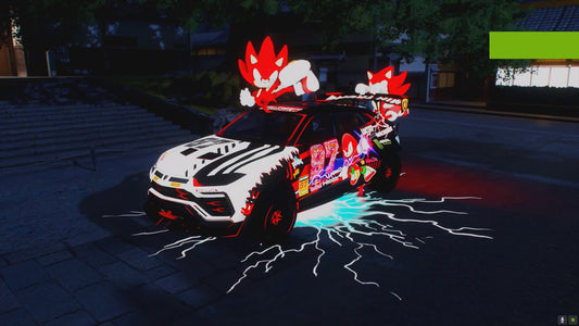 Lamborghini Urus Sonic 3d Livery [Dinamic RGB Lights] | Gamer's Cafe