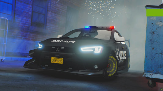 Mitsubishi Lancer Evolution X Police | HFM