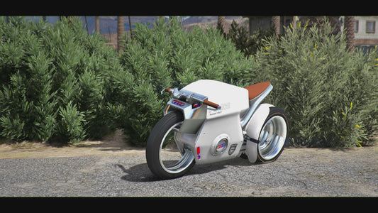 Audi Concept Police Motorcycle [Dinamic Lights] | HFM