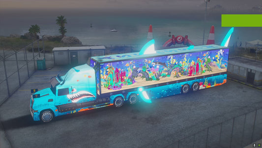 Shark Truck ASSASSIN Gangster [Dinamic RGB Lights]