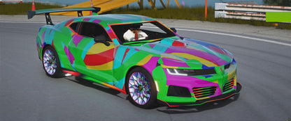 Pontiac Firebird Trans-Am Series Rainbow Edition [Dinamic Lights]