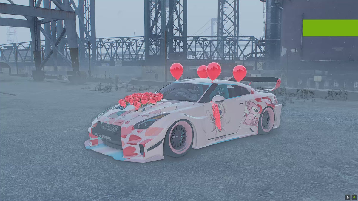 Nissan GTR R35 Stitch [Dinamic RGB Lights] – Gorilla Cars & MLO