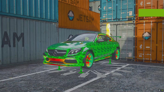 Mercedes C63S Weed Edition [Dinamic RGB Lights]