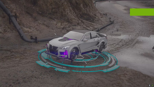 Black Pearl Toyota Crown [Dinamic RGB Lights]