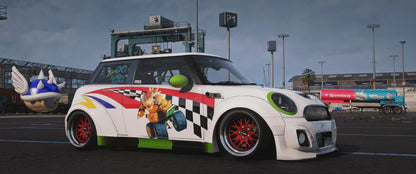 Mini Cooper Mario Kart Edition [Dinamic RGB Lights] | A&G Team