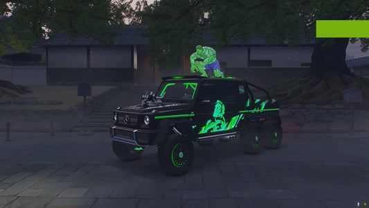 Hulk Mercedes G63 AMG 6x6 Marvel Edition [Dinamic RGB Lights]