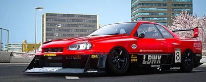 Nissan Skyline GTR R34 LBWK Silhouette | Hachi
